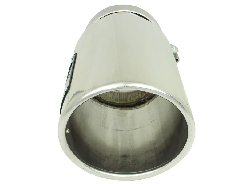aFe MACH Force-Xp Universal Exhaust Tip 4 IN Inlet x 5 IN Outlet x 12 IN L- Polished Tip - Image 3