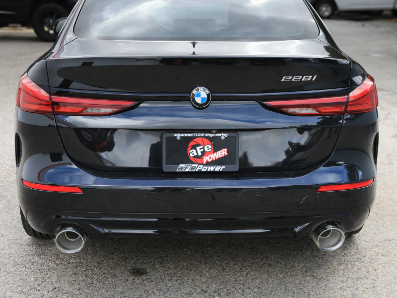 aFe MACHForce XP Exhausts Axle-Back 21-24 BMW 228i 2.0T (SS w/ Polished Tips) - Image 3