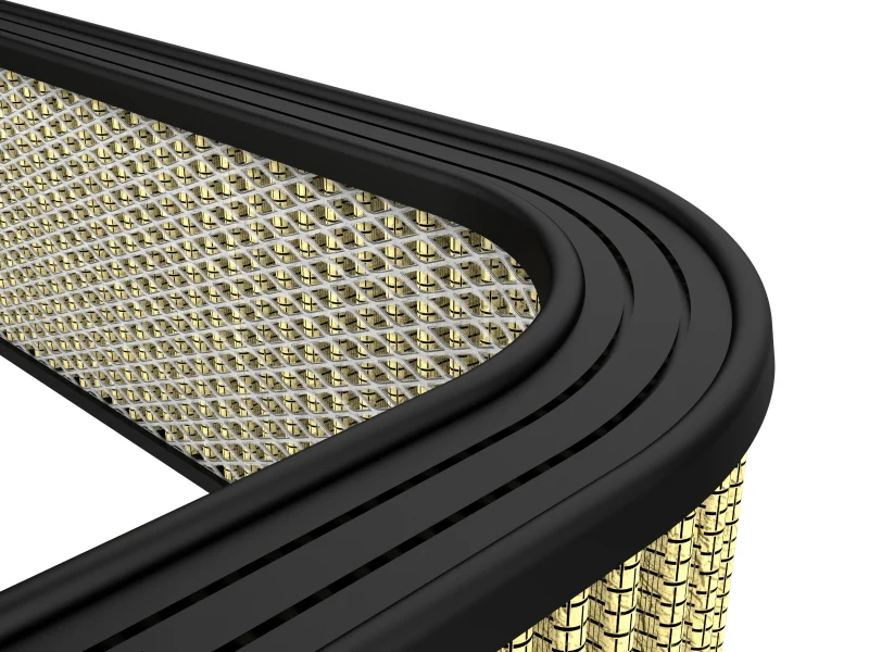 aFe Magnum FLOW Custom Air Filter 20-1/4 IN L x 16-3/8 IN W x 5-1/4 IN H w/ Expanded Metal - Image 3