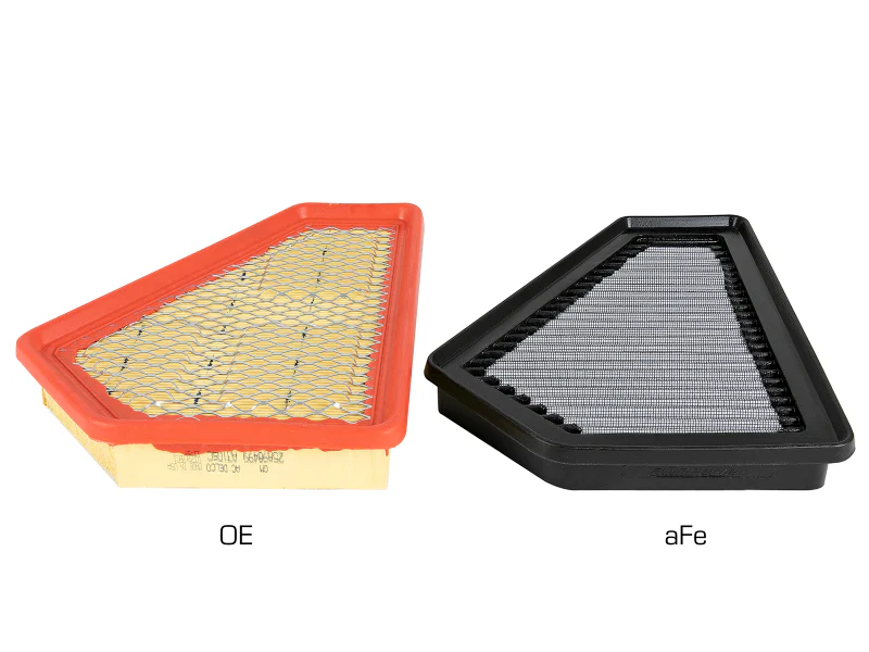 aFe Magnum FLOW OE Replacement Air Filter Cadillac CTS 10-14 V6-3.0L / CTS-V 09-15 V8-6.2L (sc) - Image 4