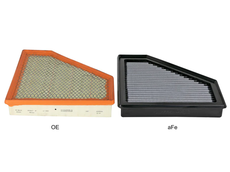 aFe Magnum FLOW OE Replacement Air Filter Cadillac CTS-V 16-19 V8-6.2L (sc) - Image 3