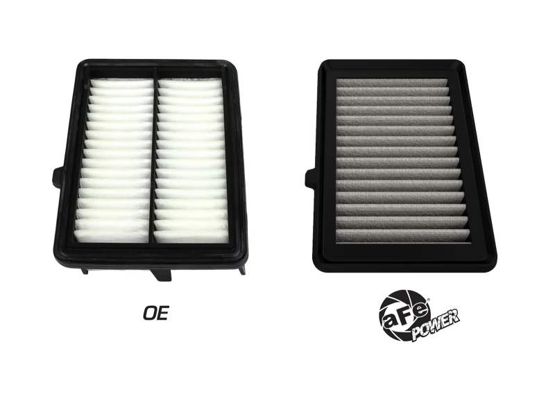 aFe Magnum FLOW OE Replacement Air Filter w/ Pro DRY S Media Honda Fit 15-20 L4-1.5L - Image 5