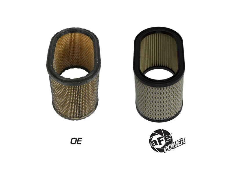 aFe Magnum FLOW Round Racing Air Filter w/ Pro GUARD 7 Fits Weber IDA 48 Carburetors (6 IN Height) - Image 5