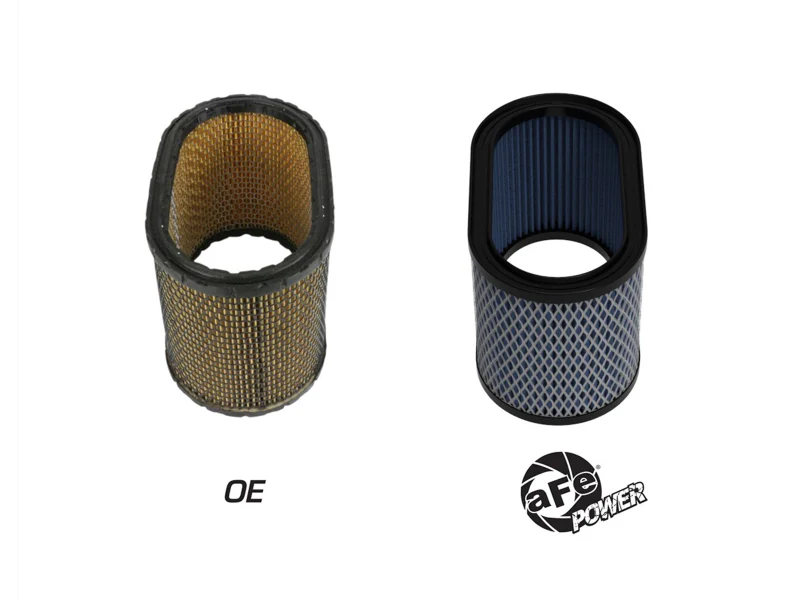 aFe Magnum FLOW Round Racing Air Filter w/ Pro 5R Media Fits Weber IDA 48 Carburetors (6 IN Height) - Image 5