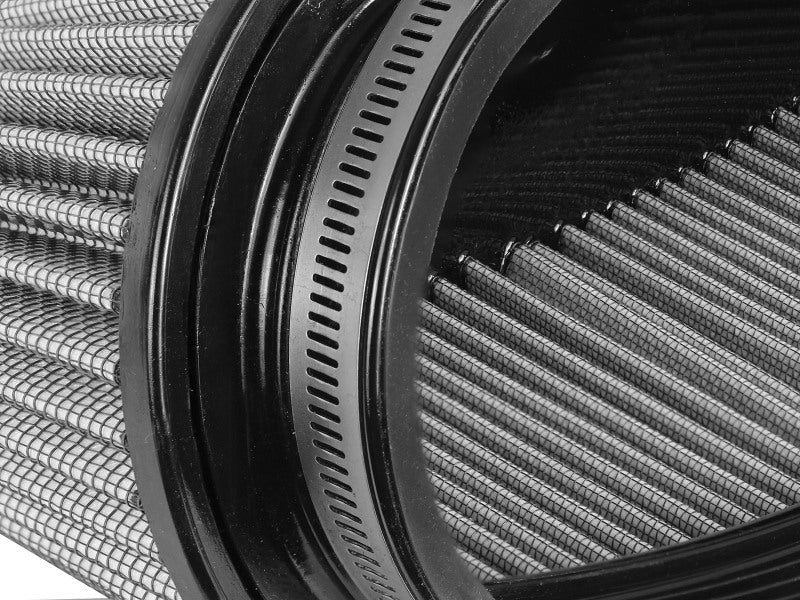 aFe Magnum FORCE Intake Rplcmnt Air Filter (11-3/8x4)IN F x (14x5-1/2)IN B x (12x3-1/2)IN T x 5IN H - Image 4