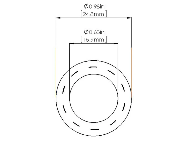 aFe Magnum FORCE Replacement Fuel Hose 5/8 IN ID x 36 IN L - Image 3