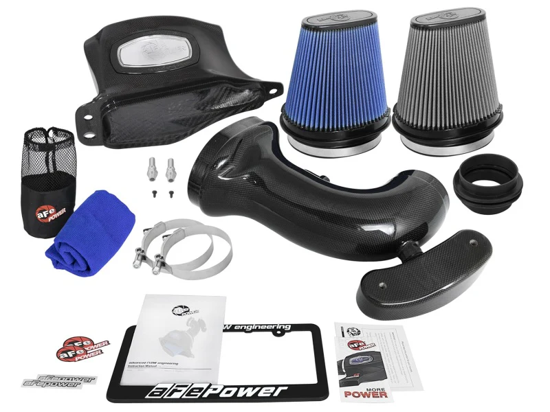 aFe Momentum Black Series Carbon Fiber Intake System P5R 14-17 Chevy Corvette 6.2L (C7) - Image 3