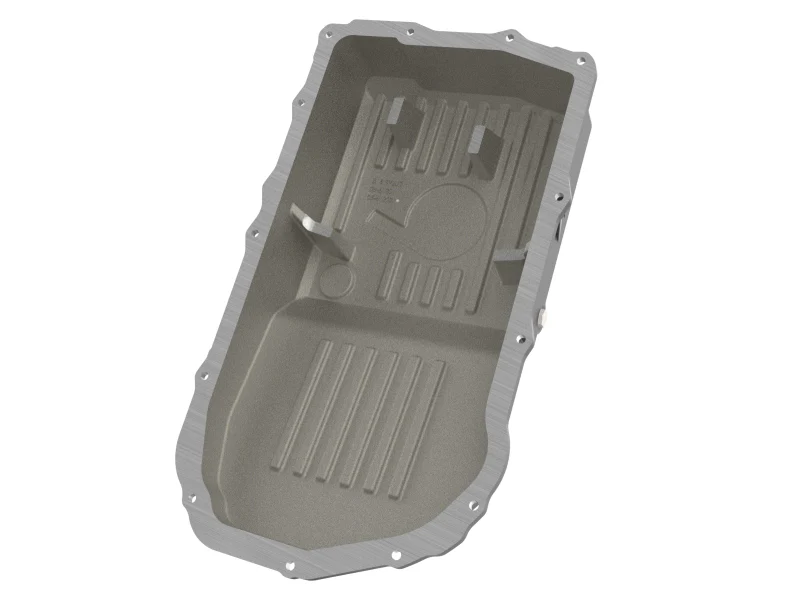 aFe POWER 21-24 RAM 1550 TRX Pro Series Transmission Pan Black w/ Machined Fins - Image 2