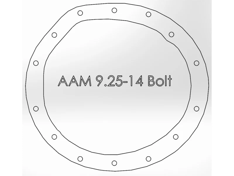 aFe Power Front/Rear Diff Cover Kit w/ Oil 03-13 Dodge L6 Trucks (AAM 9.25-14 & AAM 11.5-14) - Image 2