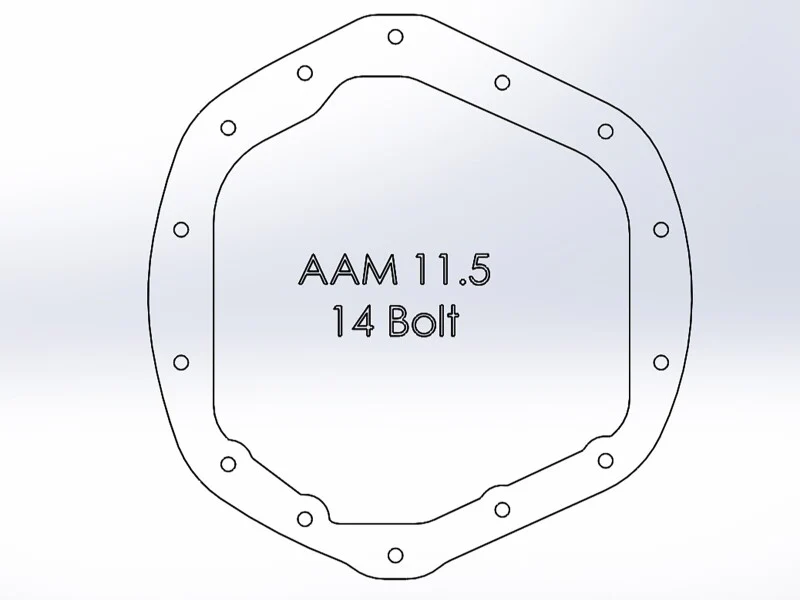 aFe Power Front/Rear Diff Cover Kit w/ Oil 13-18 Dodge L6 Trucks (AAM 9.25-12 & AAM 11.5/12-14) - Image 7
