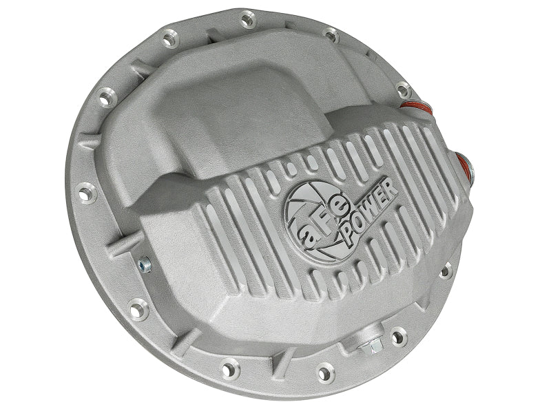 aFe Power Street Series Front Differential Cover Raw w/ Machined Fins 13-18 RAM V8 5.7/6.4L - Image 6