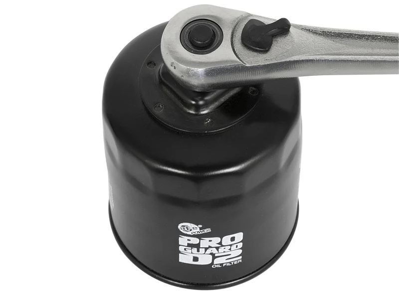 aFe ProGuard D2 Oil Filter w/ 3/8in Ratchet Drive to Remove Filter 07-11 Jeep Wrangler JK V6-3.8L - Image 4