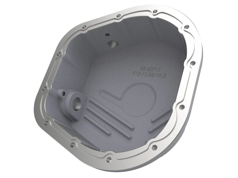 aFe Rear Differential Cover (Raw; Street Series); Ford Diesel Trucks 86-13 V8 (td) - Image 4