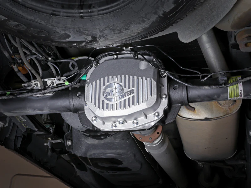 aFe Street Series Rear Differential Cover Raw w/ Fins 15-19 Ford F-150 (w/ Super 8.8 Rear Axles) - Image 2