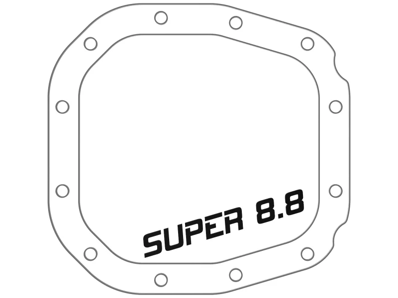 aFe Street Series Rear Differential Cover Raw w/ Fins 15-19 Ford F-150 (w/ Super 8.8 Rear Axles) - Image 7