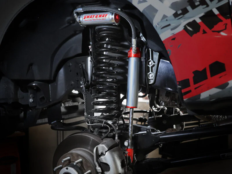aFe Sway-A-Way 2.5 Front Shock Kit w/Remote Reservoirs for 2-3.5 IN Lifts Ford F-250/F-350 17-24 4WD - Image 2