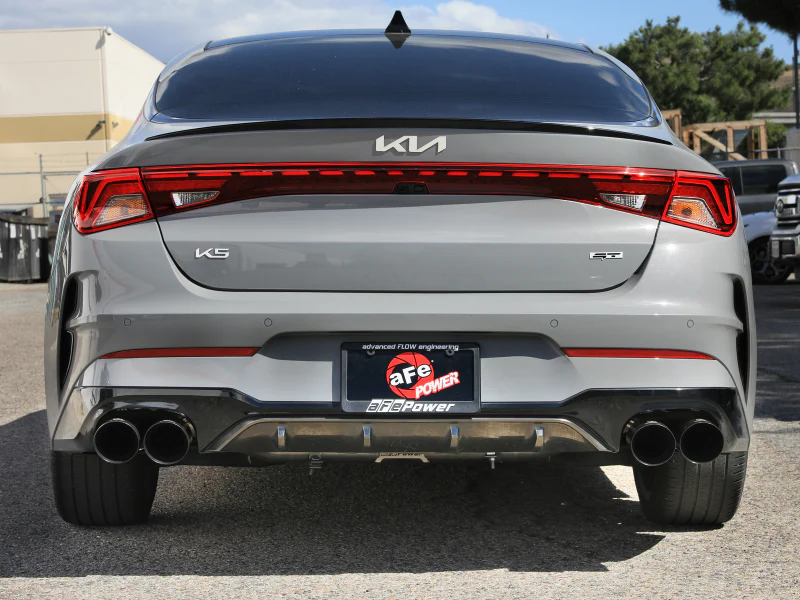 aFe Takeda 21-24 Kia K5 GT L4-2.5L (t) SS Axle-Back Exhaust System w/ Black Tips - Image 3