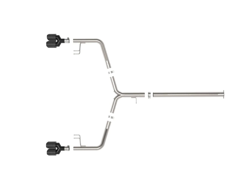 aFe Takeda 21-24 Kia K5 GT L4-2.5L (t) SS Axle-Back Exhaust System w/ Carbon Fiber Tips - Image 6