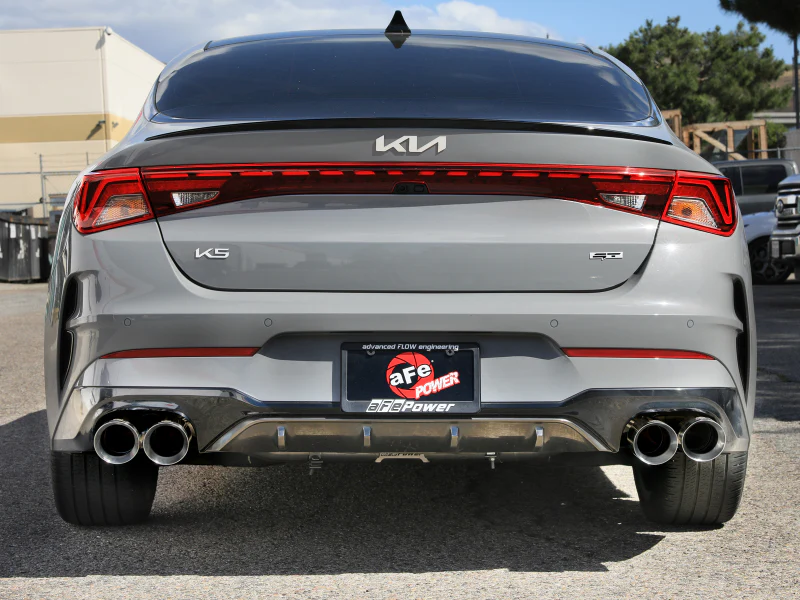 aFe Takeda 21-24 Kia K5 GT L4-2.5L (t) SS Axle-Back Exhaust System w/ Polished Tips - Image 2