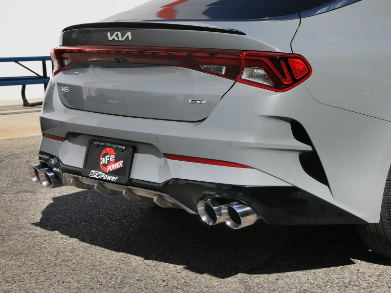 aFe Takeda 21-24 Kia K5 GT L4-2.5L (t) SS Axle-Back Exhaust System w/ Polished Tips - Image 3