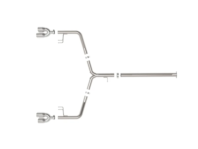 aFe Takeda 21-24 Kia K5 GT L4-2.5L (t) SS Axle-Back Exhaust System w/ Polished Tips - Image 6