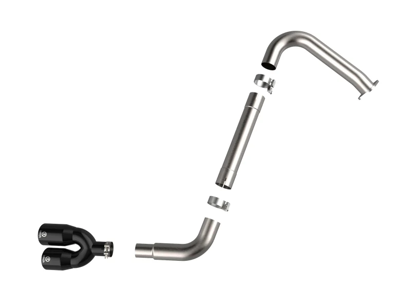 aFe Takeda Axle-Back Exhaust System Hyundai Elantra N Line 21-25 L4-1.6L- Black Tip - Image 6