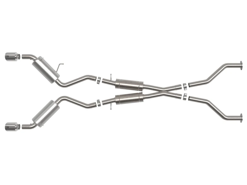 aFe Takeda Cat-Back Exhaust System Nissan 370Z 09-20 V6-3.7L- Polished Tip - Image 5