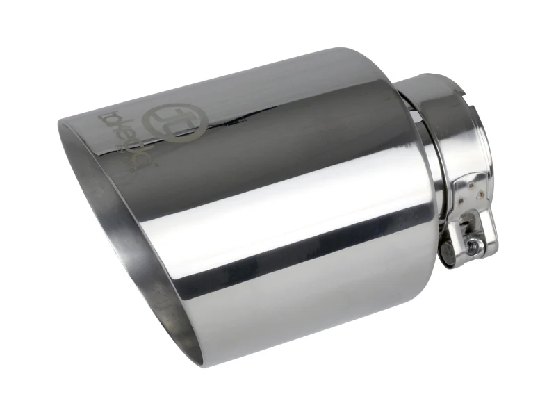 aFe Takeda Universal Exhaust Tip 2-1/2 IN Inlet x 4-1/2 IN Outlet x 7 IN L- Polished