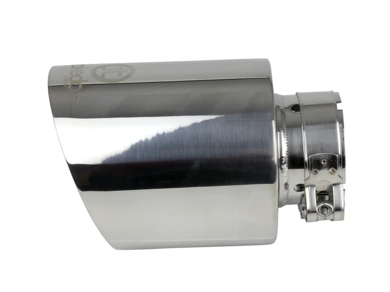 aFe Takeda Universal Exhaust Tip 2-1/2 IN Inlet x 4-1/2 IN Outlet x 7 IN L- Polished - Image 3