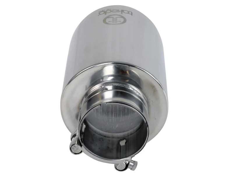 aFe Takeda Universal Exhaust Tip 2-1/2 IN Inlet x 4-1/2 IN Outlet x 7 IN L- Polished - Image 5
