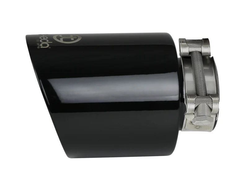 aFe Takeda Universal Exhaust Tip 2-1/2 IN Inlet x 4-1/2 IN Outlet x 7 IN L- Black - Image 5