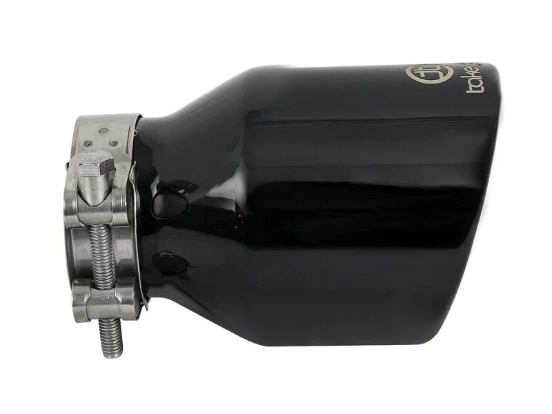 aFe Takeda Universal Exhaust Tip 2-1/2 IN Inlet x 4 IN Outlet x 6 IN L- Black - Image 5