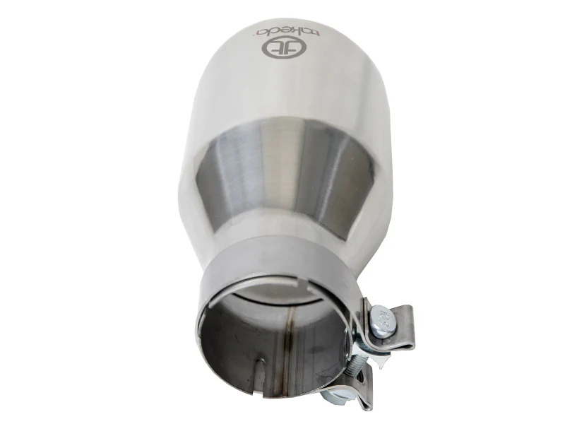 aFe Takeda Universal Exhaust Tip 3 IN Inlet x 5 IN Outlet x 9 IN L- Polished - Image 4