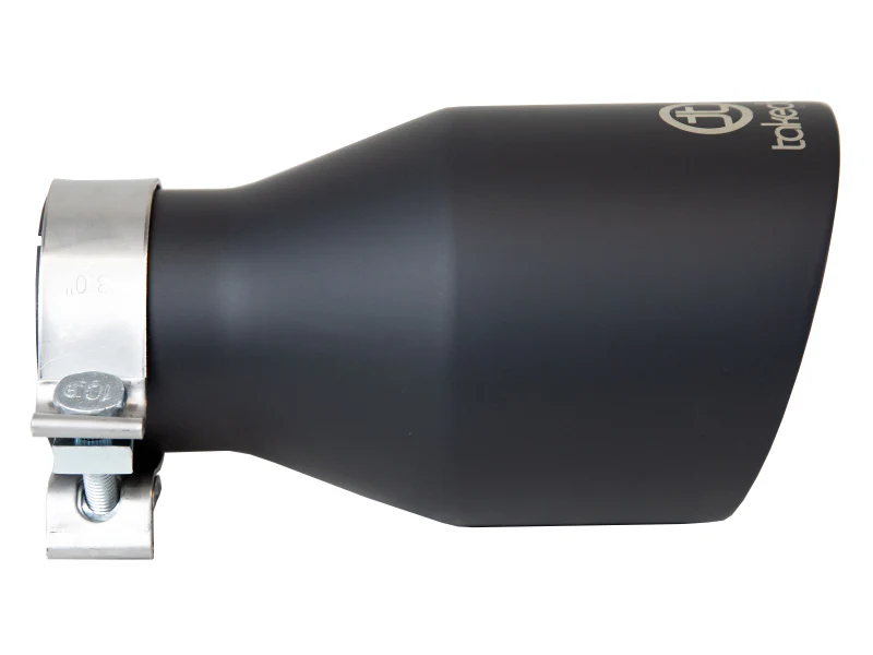 aFe Takeda Universal Exhaust Tip 3 IN Inlet x 5 IN Outlet x 9 IN L- Black - Image 3