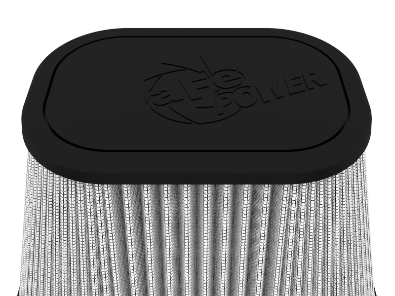 aFe Track Series Intake Pro DRY S Air Filter (6-1/8x4-1/8)IN F x(9-1/4x7-1/4)IN B x(6x4)IN Tx7-1/8IN - Image 3