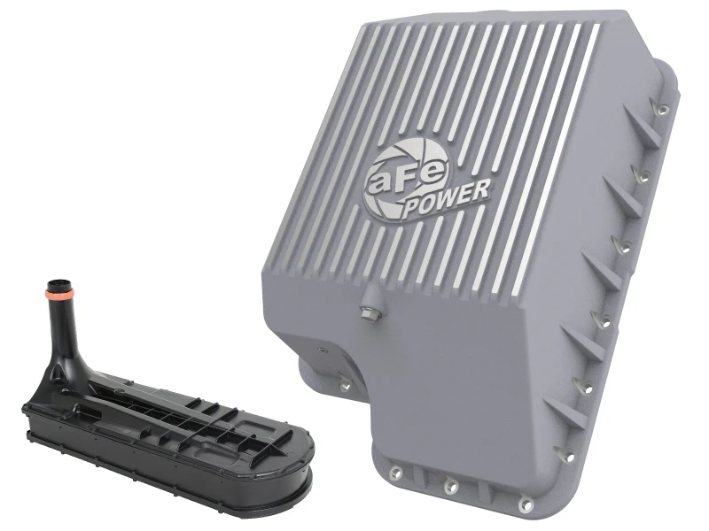 aFe Transmission Pan (Raw); Ford Diesel Trucks 03-10 V8-6.0/6.4L (td)