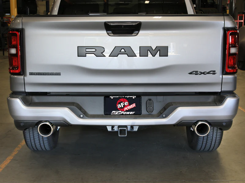aFe Vulcan Series Cat-Back Exhaust System RAM 1500 2025 V6-3.0L (tt)- Polished Tips - Image 3