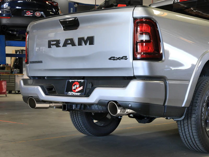 aFe Vulcan Series Cat-Back Exhaust System RAM 1500 2025 V6-3.0L (tt)- Polished Tips - Image 5