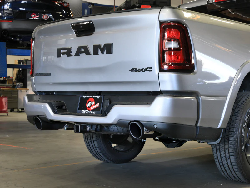 aFe Vulcan Series Cat-Back Exhaust System RAM 1500 2025 V6-3.0L (tt)- Black Tips - Image 5
