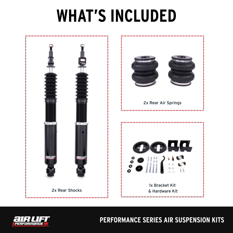 Air Lift 05-14 Audi A3 / 06-14 Volkswagen GTI Performance Rear Kit - Image 7