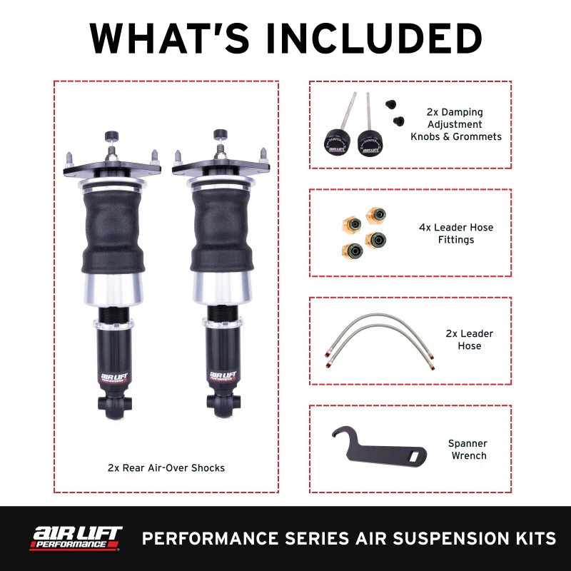 Air Lift Performance 12-25 Subaru BRZ / 12-20 Toyota GT86 Rear Air Suspension Kit - Image 3