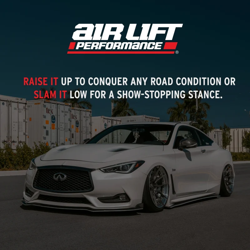 Air Lift Performance 14-24 Infiniti Q50 Air Suspension Front Kit - Image 7