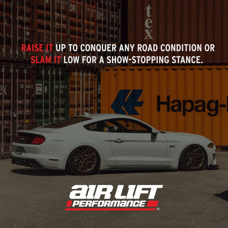 Air Lift Performance 15-23 Ford Mustang S550/24-25 S650 Air Suspension Front Kit - Image 3