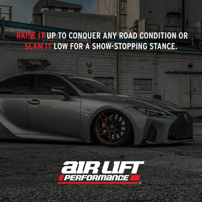Air Lift Performance 16-17 Lexus 200T / 15-22 Lexus RC 350 / 13-21 Lexus GS 350 Front Kit - Image 3