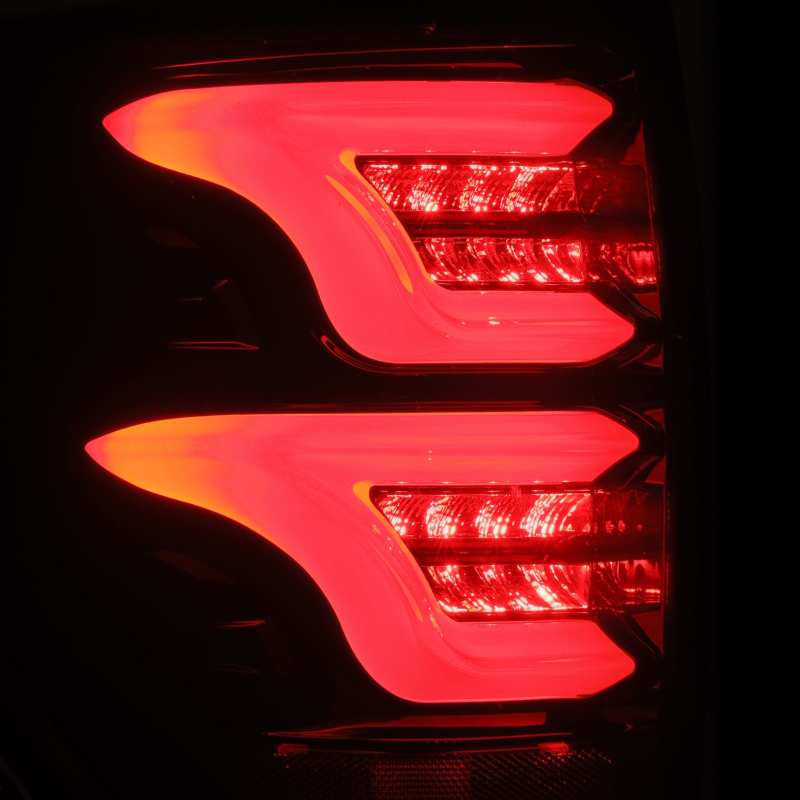 AlphaRex 09-14 Ford F-150 (Excl Flareside Truck Bed Models) PRO-Series LED Tail Lights Red Smoke - Image 3