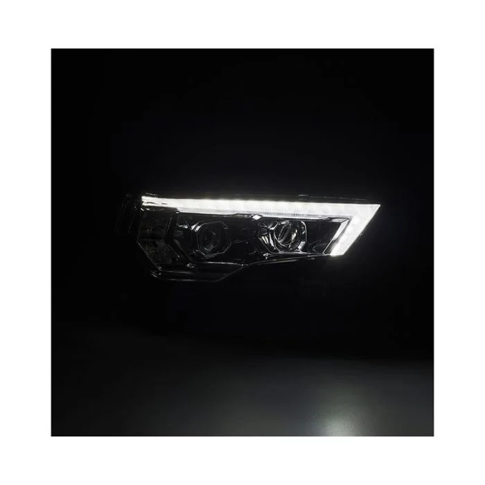 AlphaRex 14-22 Toyota 4Runner PRO-Series Projector Headlights Jet Black w/Seq. Sig. + DRL - Image 3
