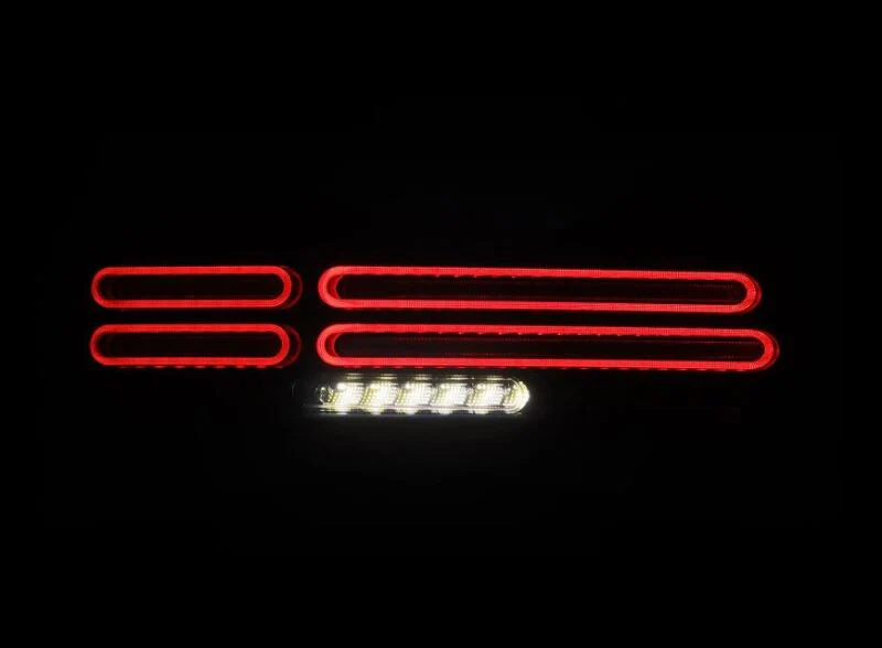 AlphaRex 23-25 Nissan Z Nova-Series Quad-Loop Style Prismatic LED Tail Lights - Alpha Black - Image 5