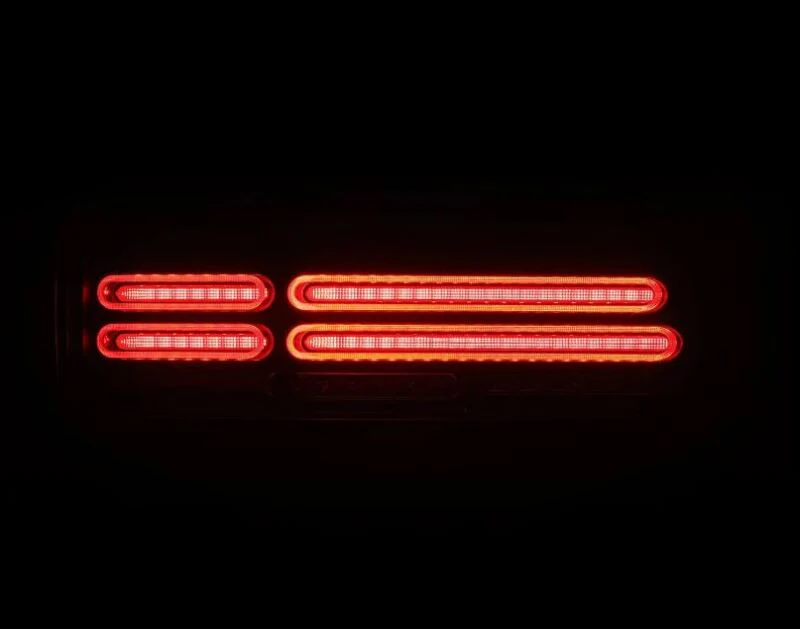 AlphaRex 23-25 Nissan Z Nova-Series Quad-Loop Style Prismatic LED Tail Lights - Black - Image 6