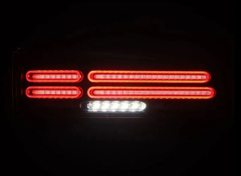 AlphaRex 23-25 Nissan Z Nova-Series Quad-Loop Style Prismatic LED Tail Lights - Black - Image 7