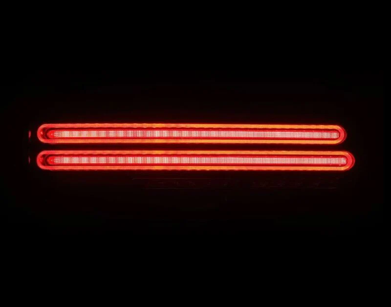 AlphaRex 23-25 Nissan Z Nova-Series Twin-Loop Style Prismatic LED Tail Lights - Alpha Black - Image 5